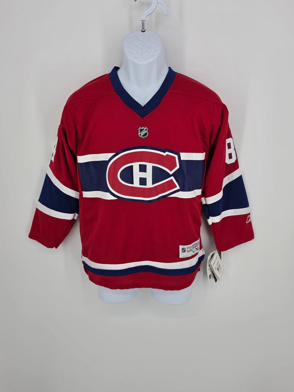 Reebok Montreal Canadiens Jersey Youth L/XL Red Latendresse 84 NHL NWT